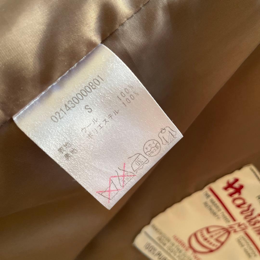 ハリスツイード　ウールコート　ダッフルコート　レディースコート