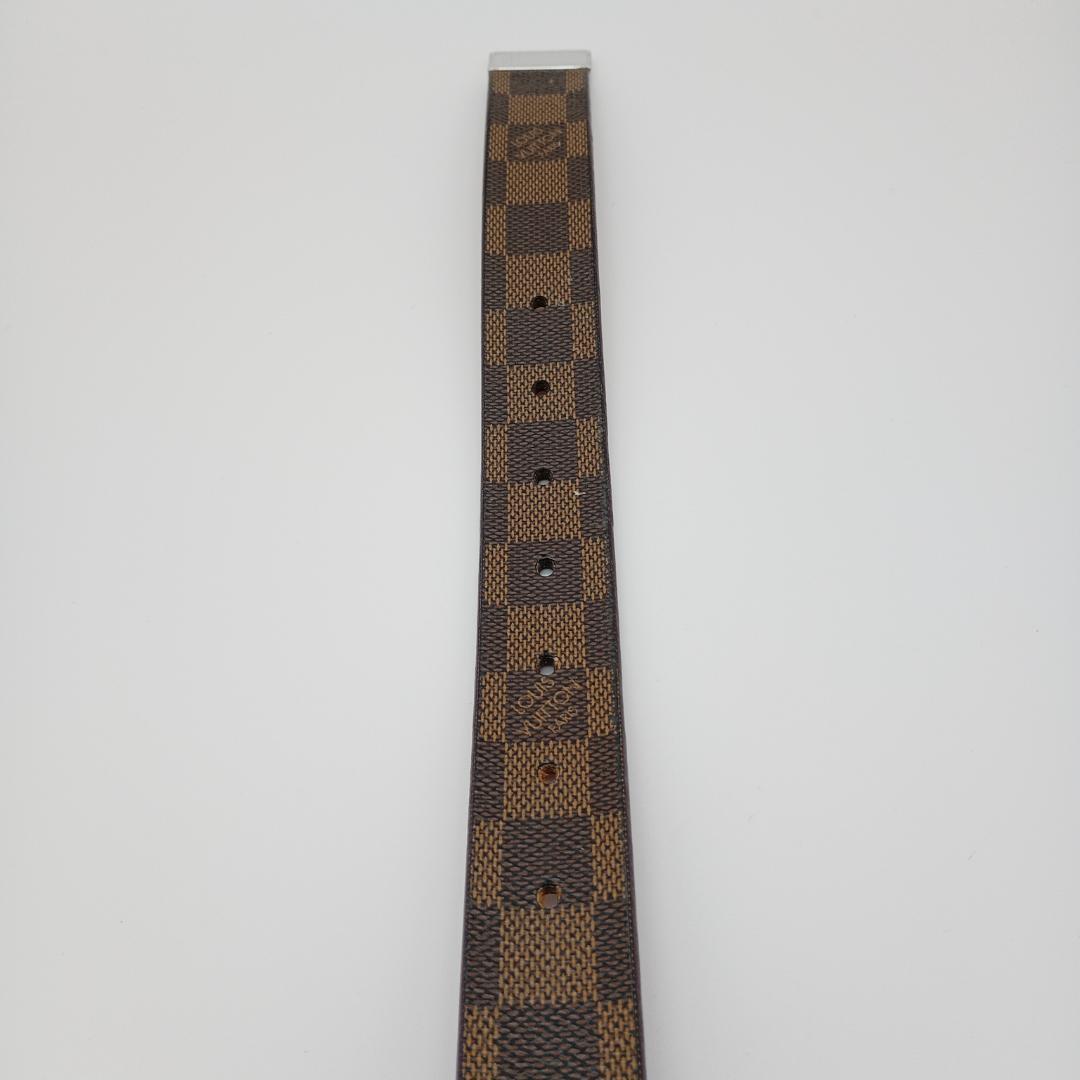 LOUIS VUITTON サンチュール キャレ ダミエ エベヌ M6803