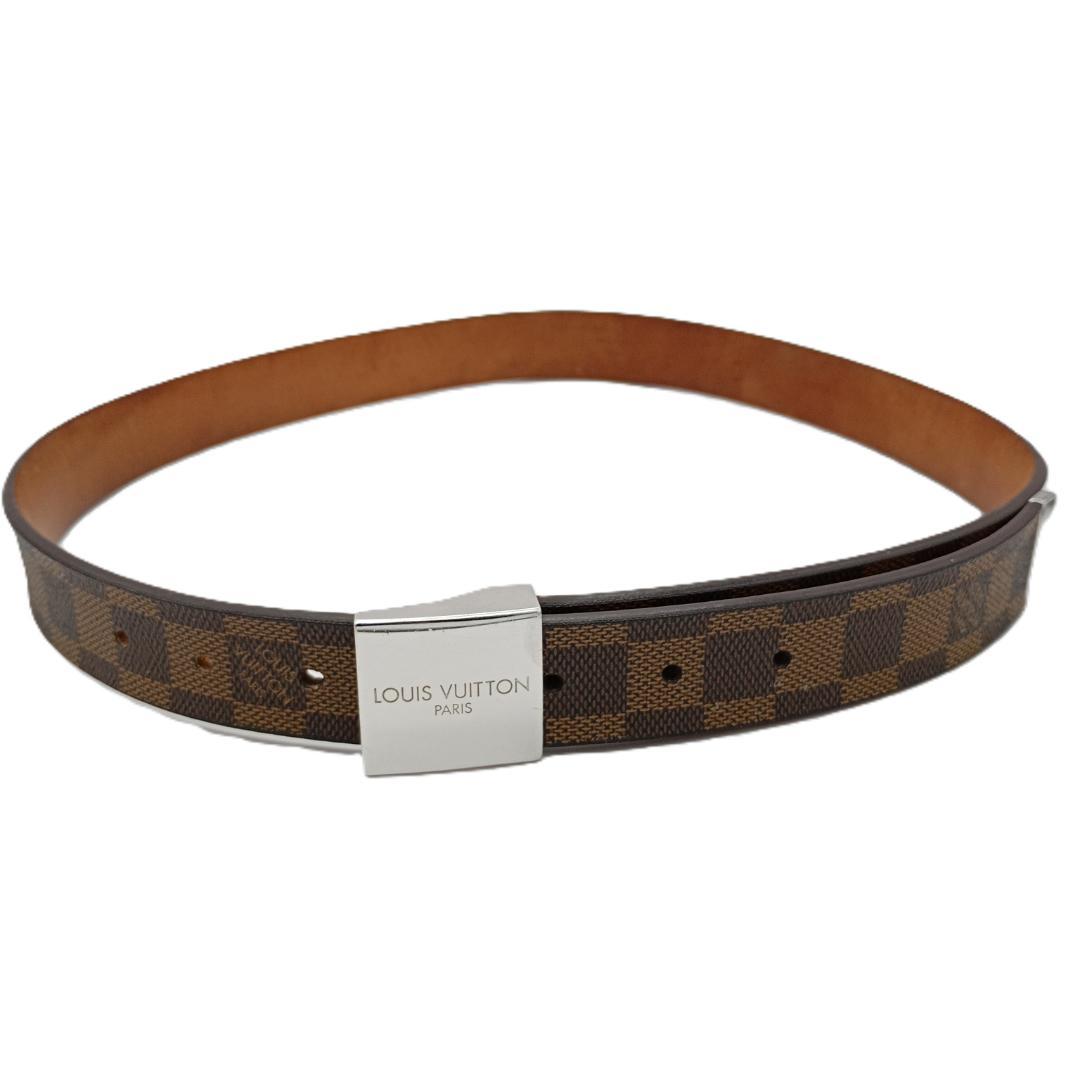 LOUIS VUITTON サンチュール キャレ ダミエ エベヌ M6803