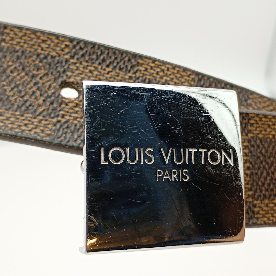LOUIS VUITTON サンチュール キャレ ダミエ エベヌ M6803
