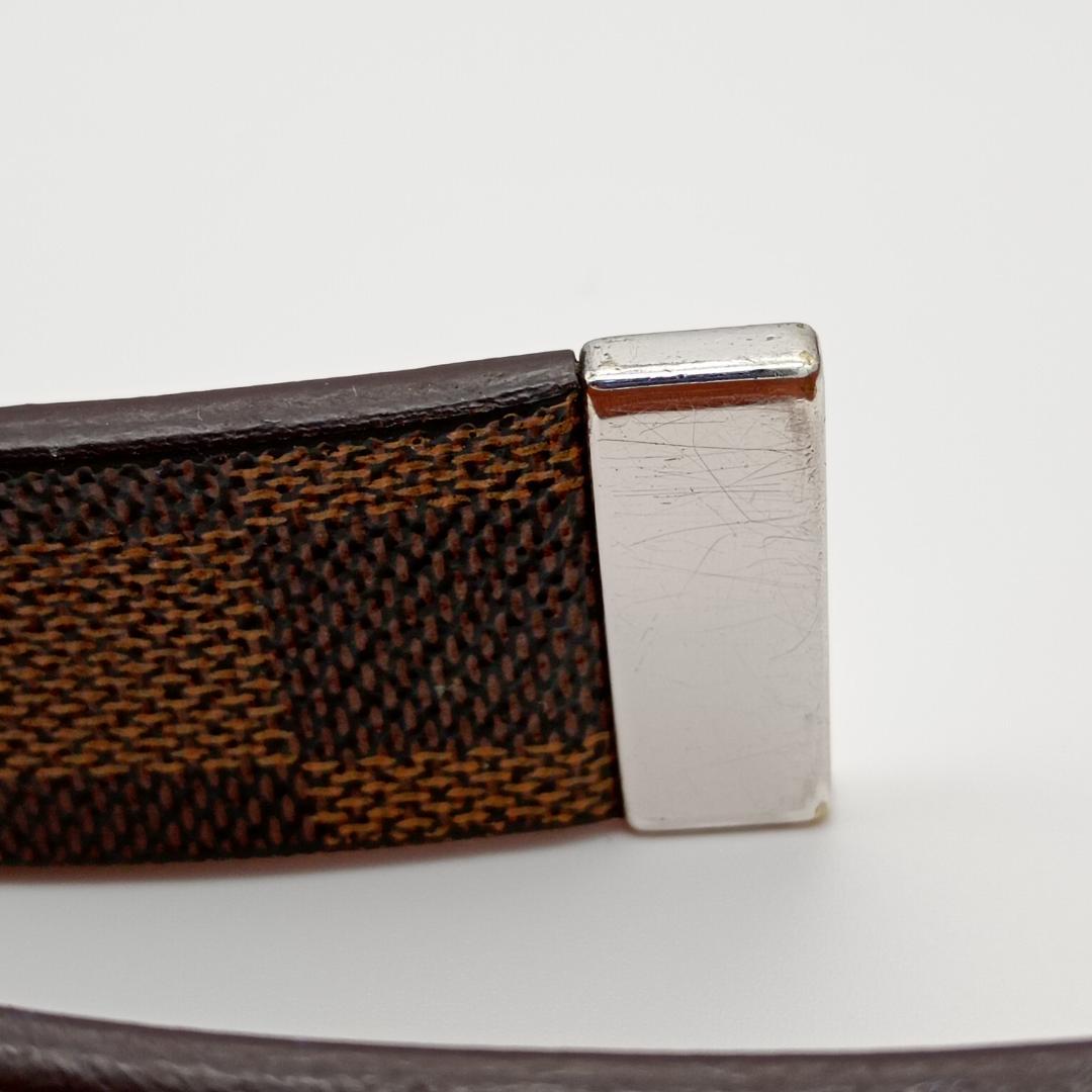 LOUIS VUITTON サンチュール キャレ ダミエ エベヌ M6803