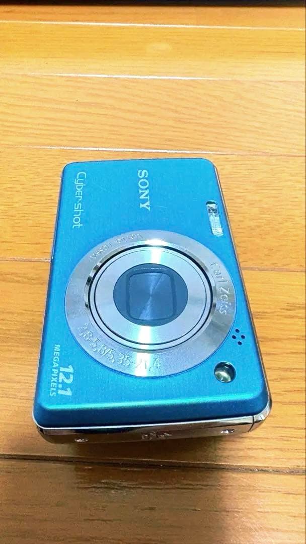 動作品　希少ブルーSONY サイバーショット12.1MPDSC-W220