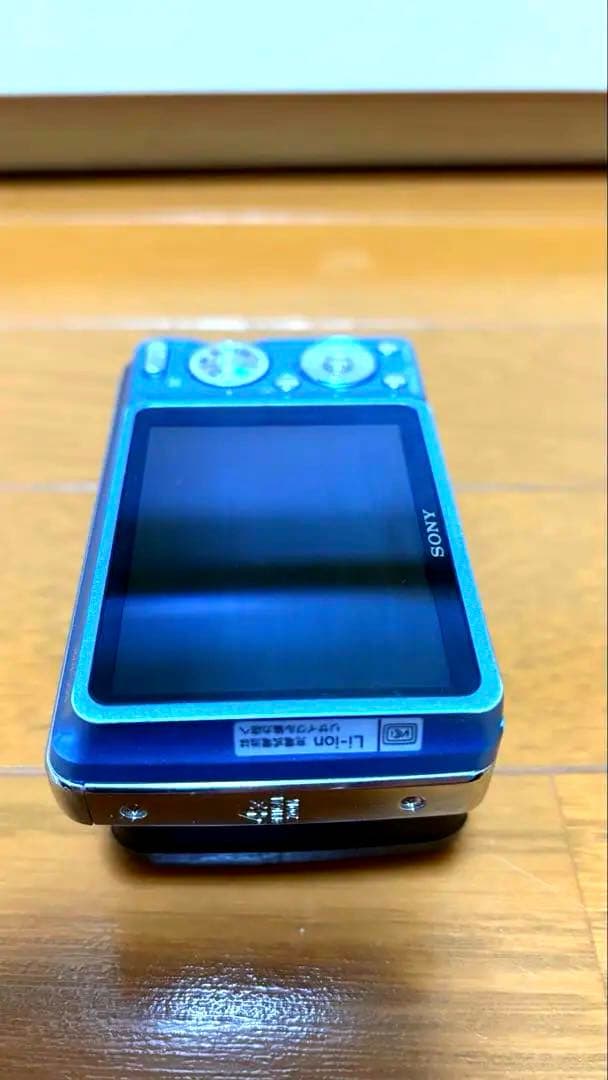 動作品　希少ブルーSONY サイバーショット12.1MPDSC-W220