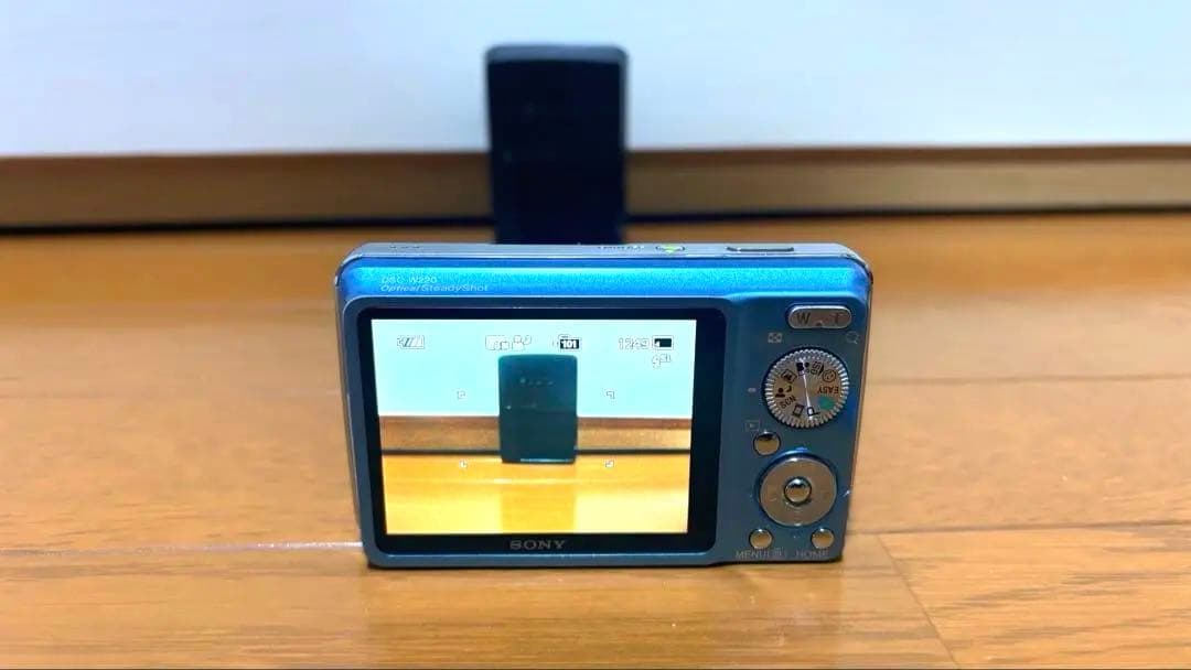 動作品　希少ブルーSONY サイバーショット12.1MPDSC-W220