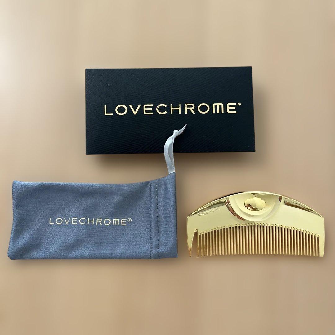 ラブクロム Ｋ24GPツキ ゴールド 美髪コーム くし