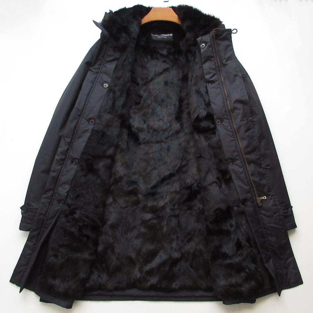 DOLCE&GABBANAドルガバ ラビットファーライナー コート ITALY製