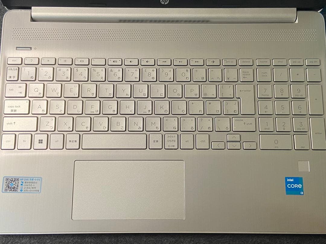 【ジャンク】HPノートPC SSD＆純正AC付 HP 15s-fq5000