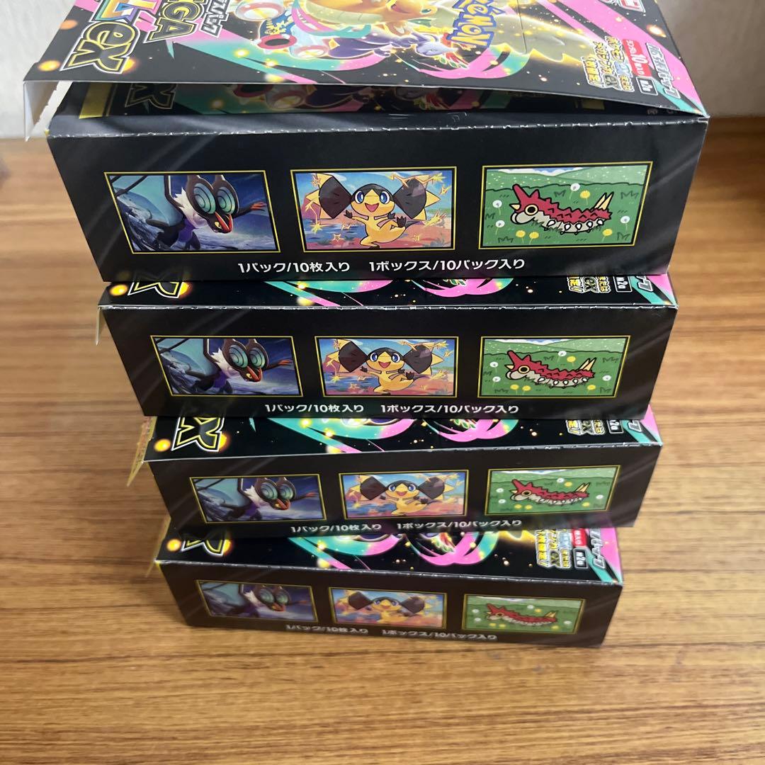 ポケモンカード　MEGAドリームex 4BOX シュリンクなし　ぺりぺりなし
