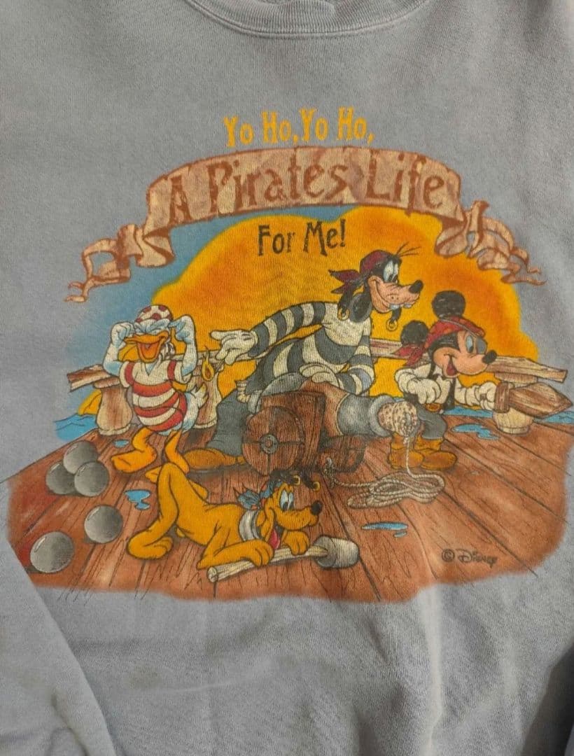 カリブの海賊　ヴィンテージ　スウェット　Disney