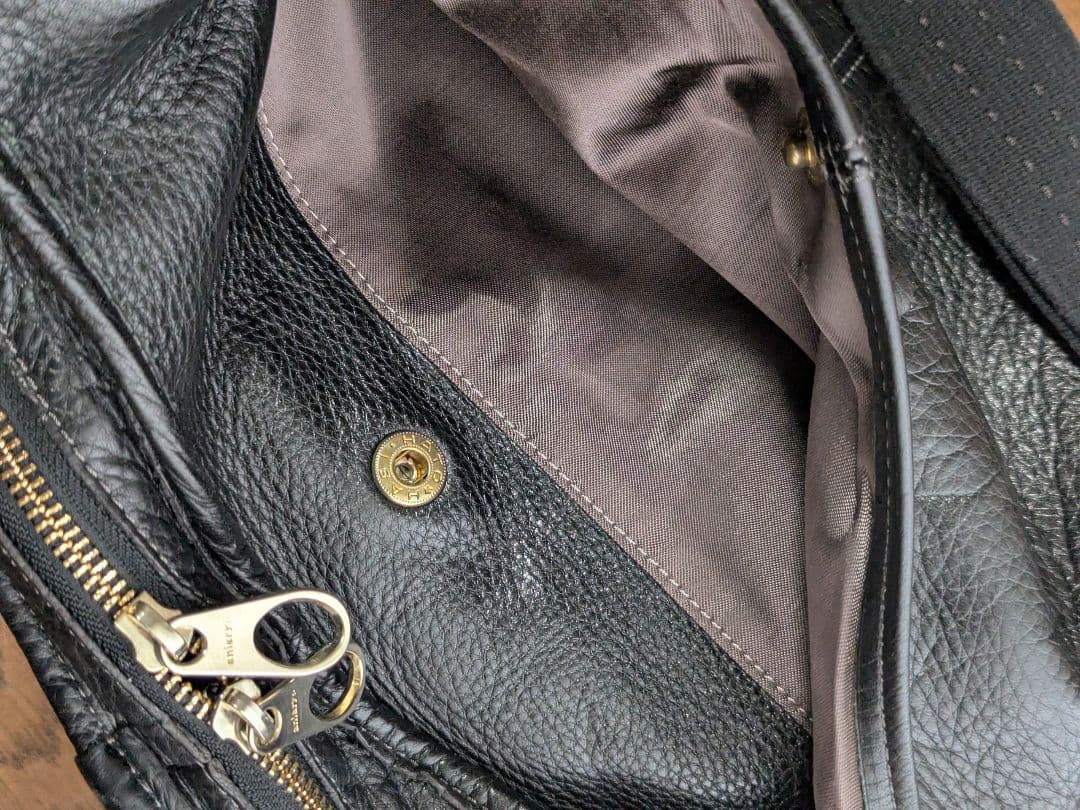 aniary×DESIGNWORKS　レザーショルダーバッグ　2WAY