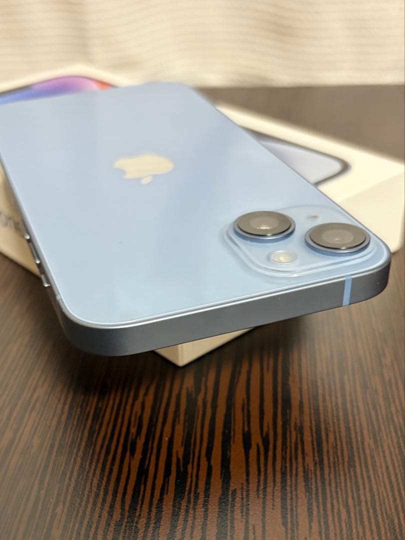 iPhone 14plus 256GB ブルー SIMフリー　美品