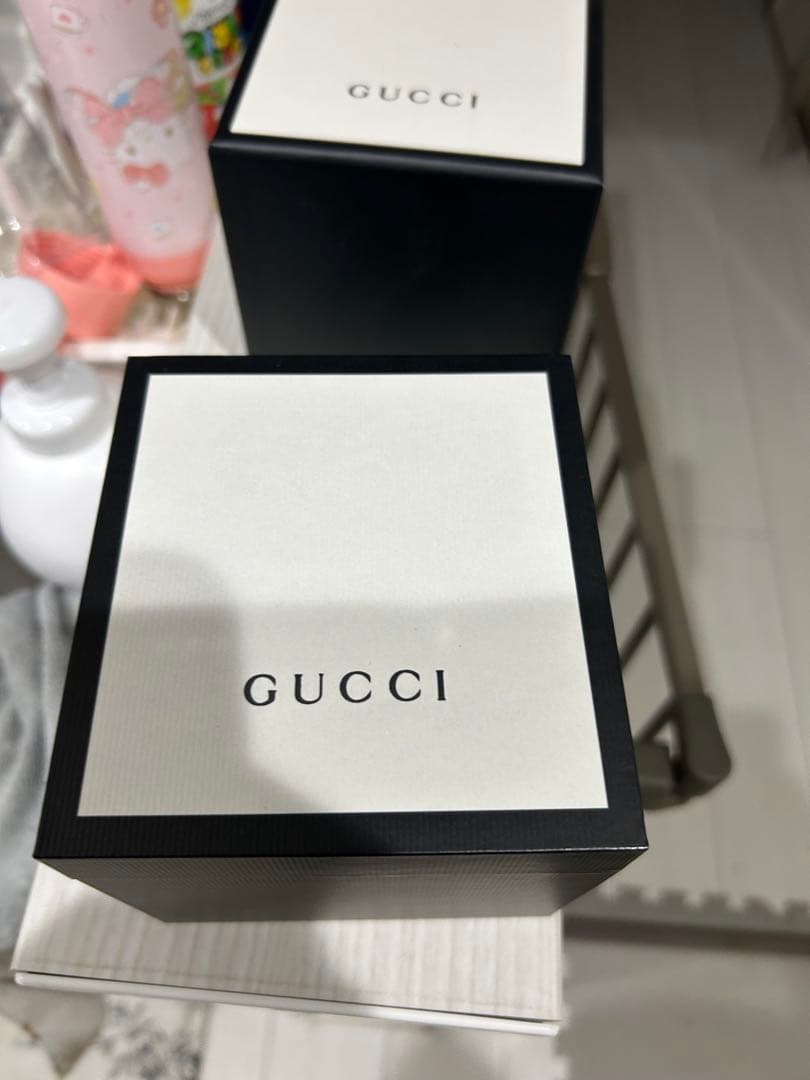 ミ*ラ様 GUCCI アナログ時計 ブルー