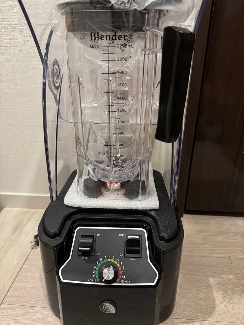 ミキサー ブレンダー 2.2L 大容量 氷も砕ける 多機能 一台多役 攪拌棒付き