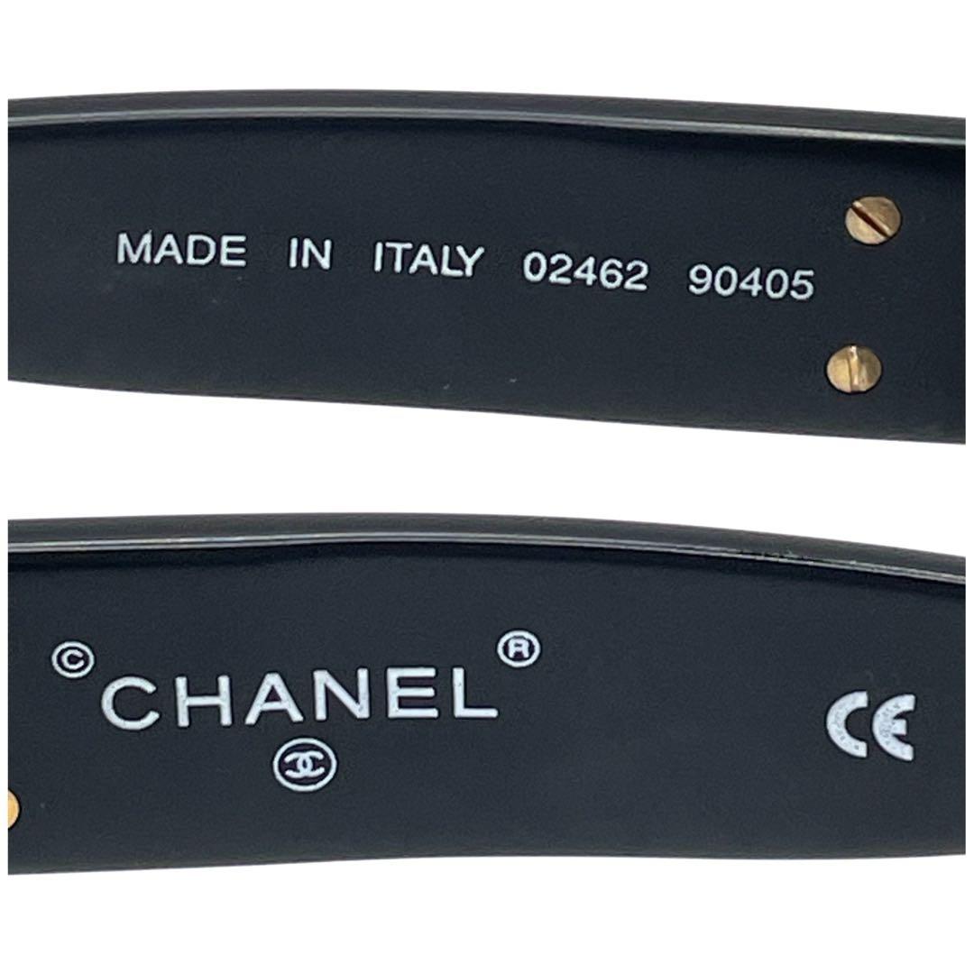 CHANEL シャネル ココマーク サングラス レディース ウェリントン 黒
