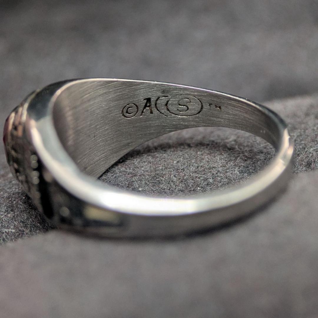 ARTCARVED 1989年製 スターリングシルバー クラスリング レディース