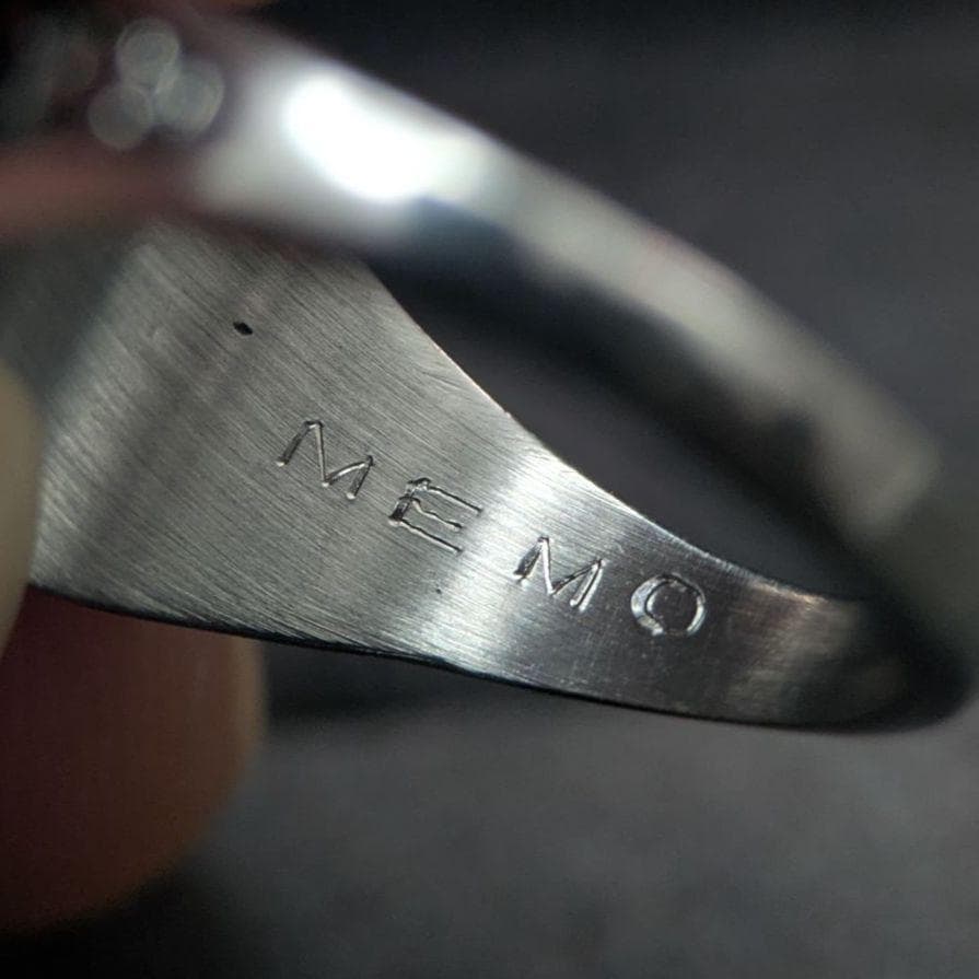 ARTCARVED 1989年製 スターリングシルバー クラスリング レディース