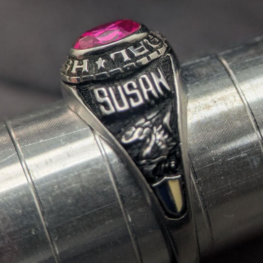 ARTCARVED 1989年製 スターリングシルバー クラスリング レディース