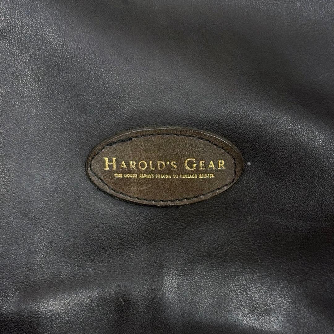 HAROLD'S GEAR レザー シングルライダース ジャケット 本革 牛皮