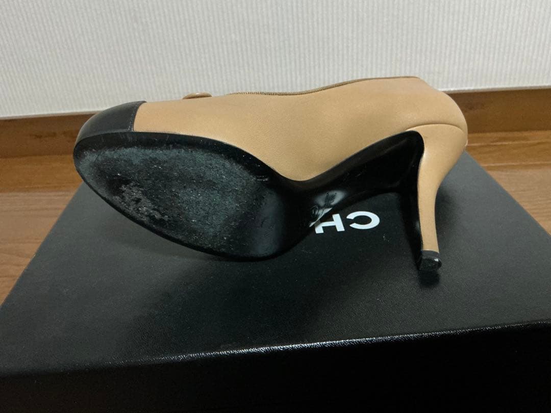 CHANEL ベージュ ハイヒール・パンプス 37c
