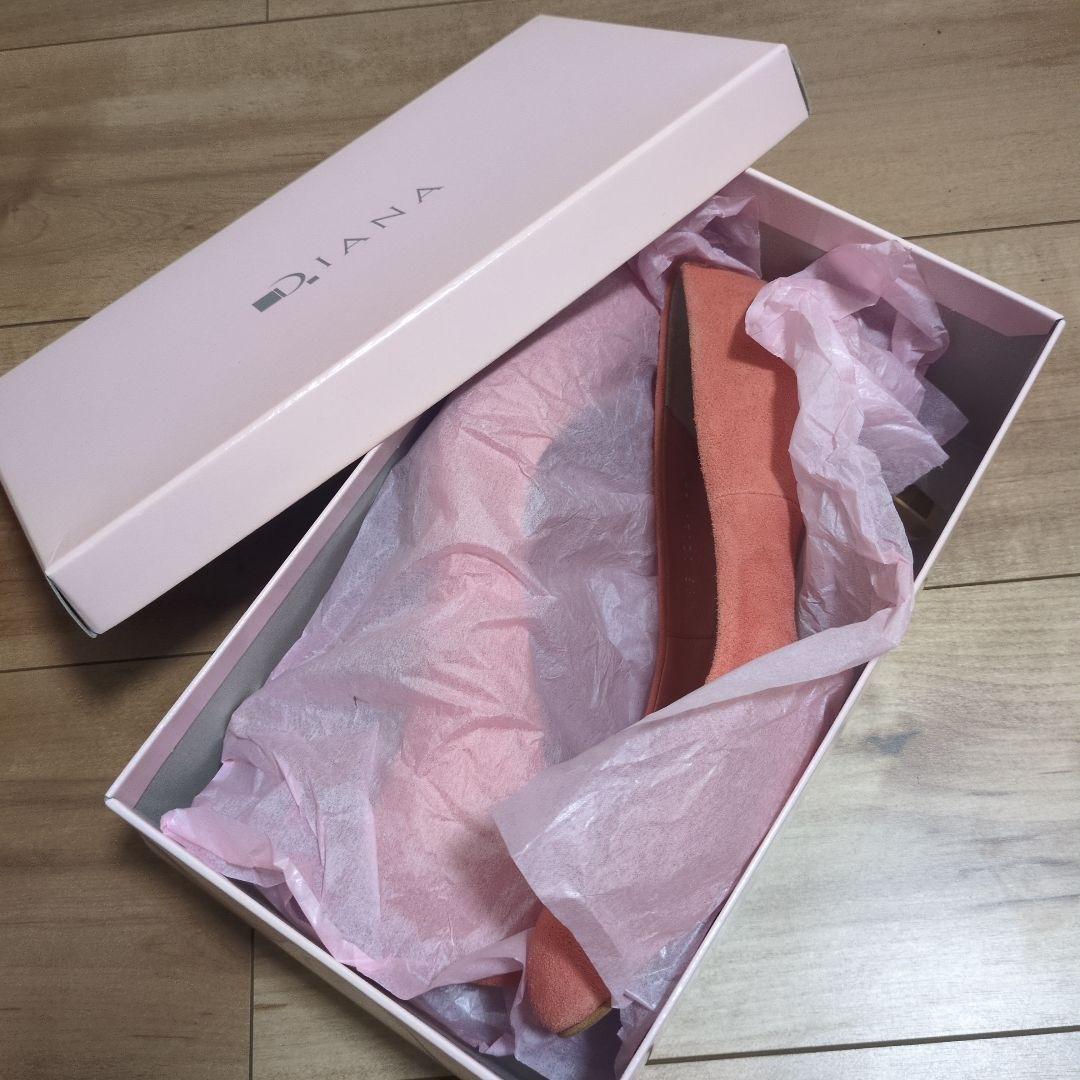 【新品未使用】Diana ピンク スエード パンプス　ダイアナ　ハイヒール