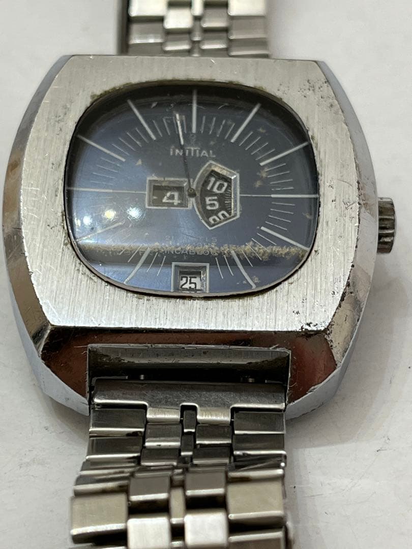initial メンズ腕時計　メカデジ　自動巻き