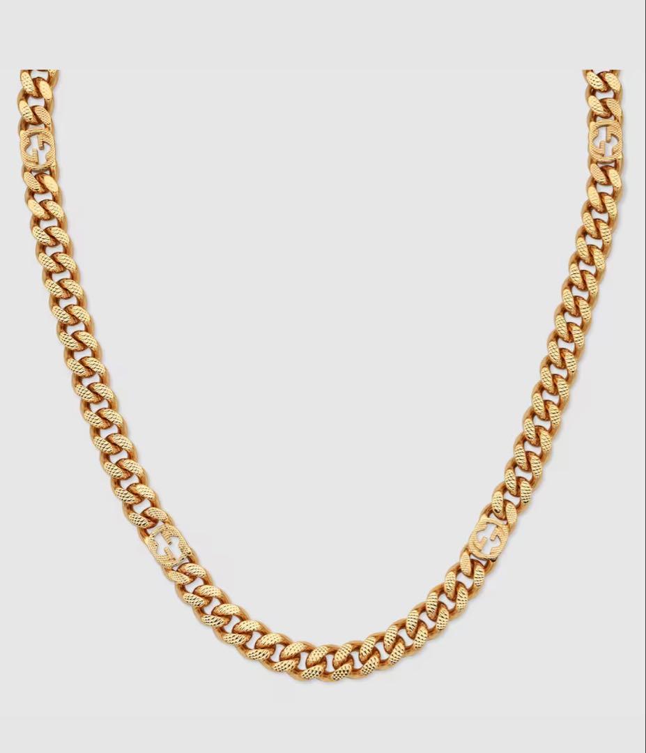 【SALE】GUCCI インターロッキングゴールド ネックレス&ブレスセット⭐︎⭐︎