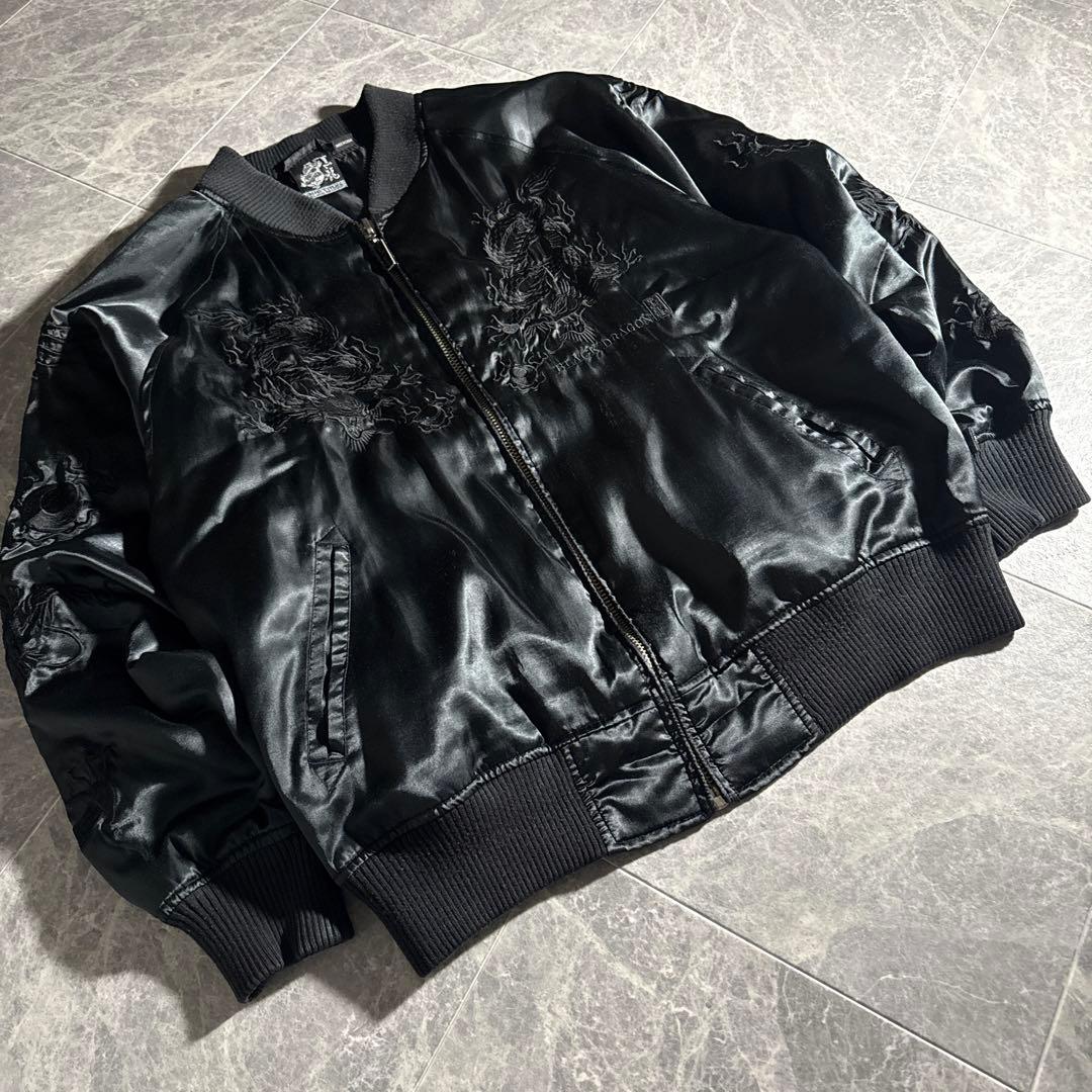 DOG TOWN スカジャン ALL BLACK