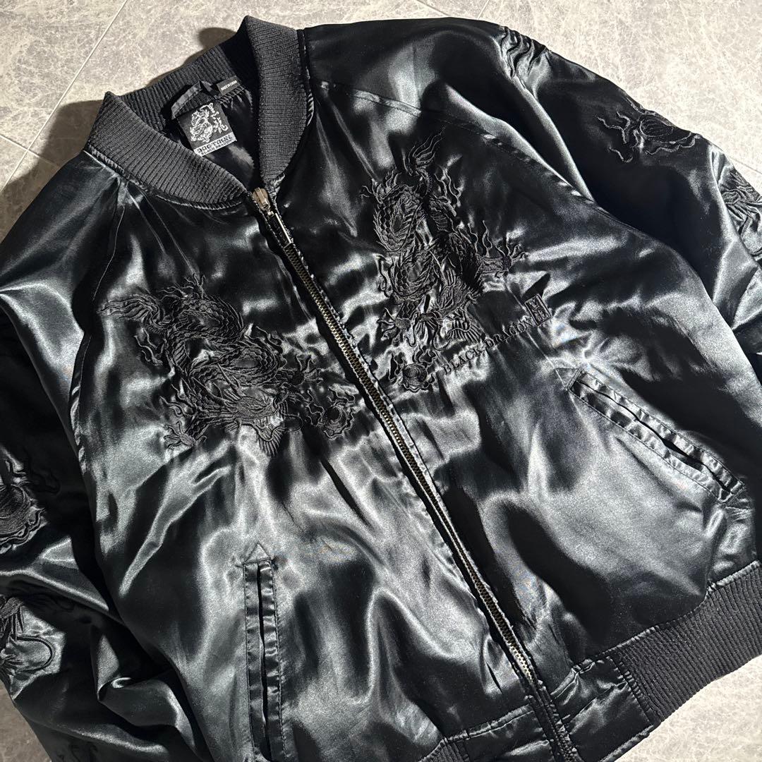 DOG TOWN スカジャン ALL BLACK