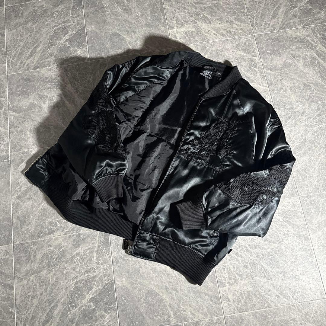 DOG TOWN スカジャン ALL BLACK