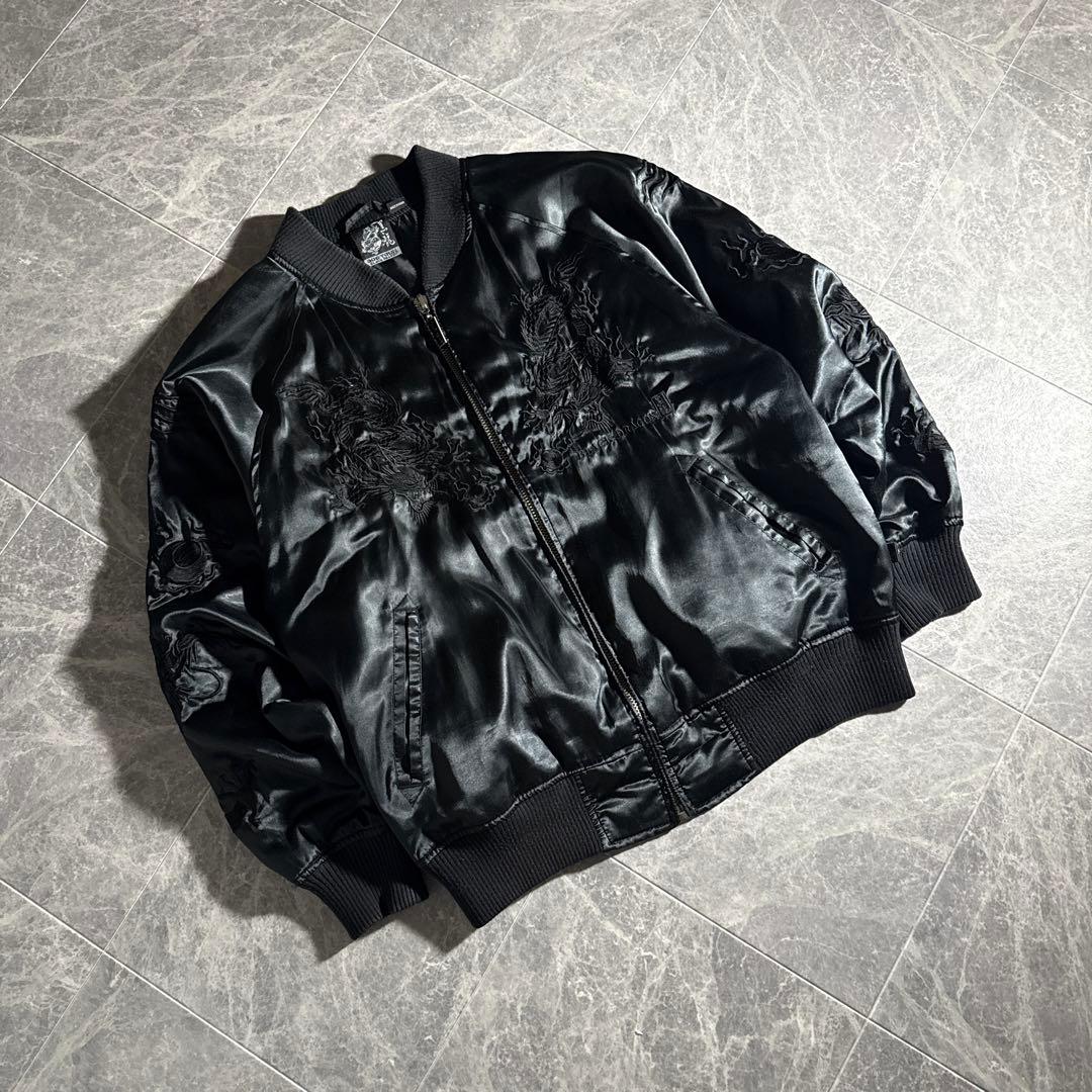 DOG TOWN スカジャン ALL BLACK