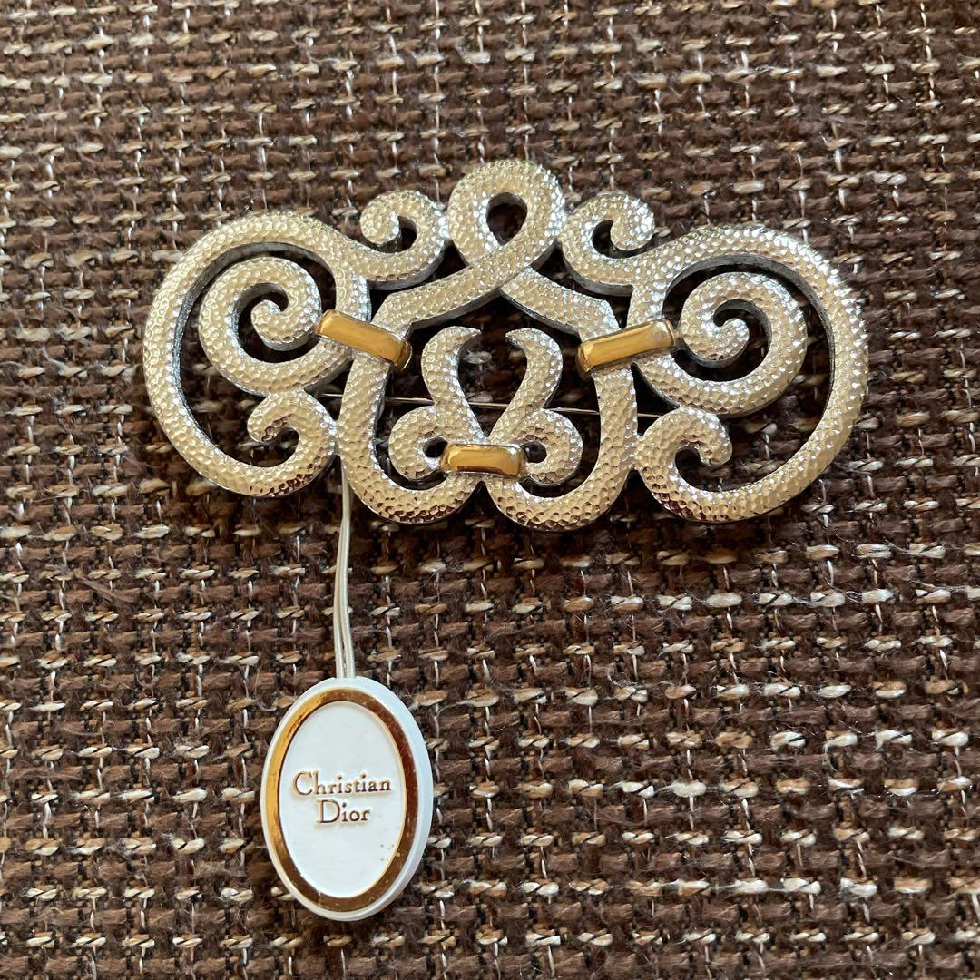 オールドChristian Dior 装飾的ブローチ