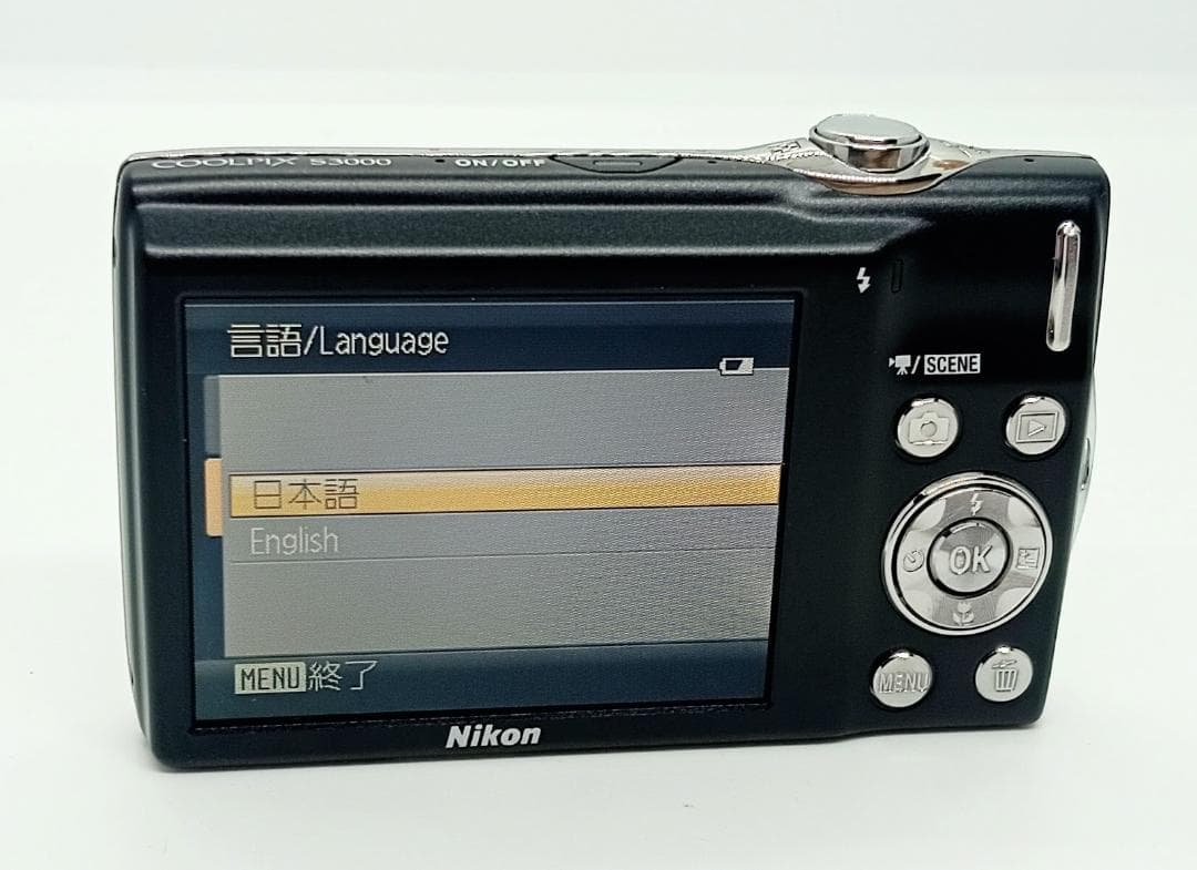 Nikon COOLPIX S3000 Silver デジタルカメラ 充電器付き