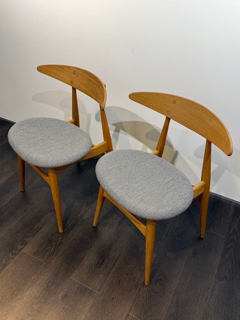 カール・ハンセン＆サンCH33P チェア オーク材本物 ウェグナー2脚セット