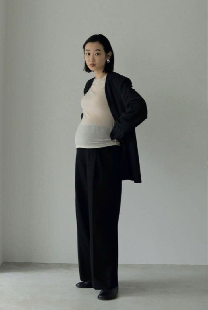 Reha. Tuck Wide Pants マタニティパンツ36 anuke