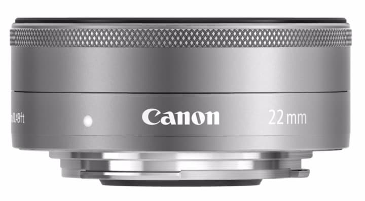 【値下済】Canon 単焦点広角レンズ シルバー ミラーレス一眼対応