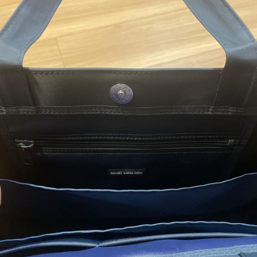 ミキハウス 日本製【面接】大人用サブバッグ(横型)