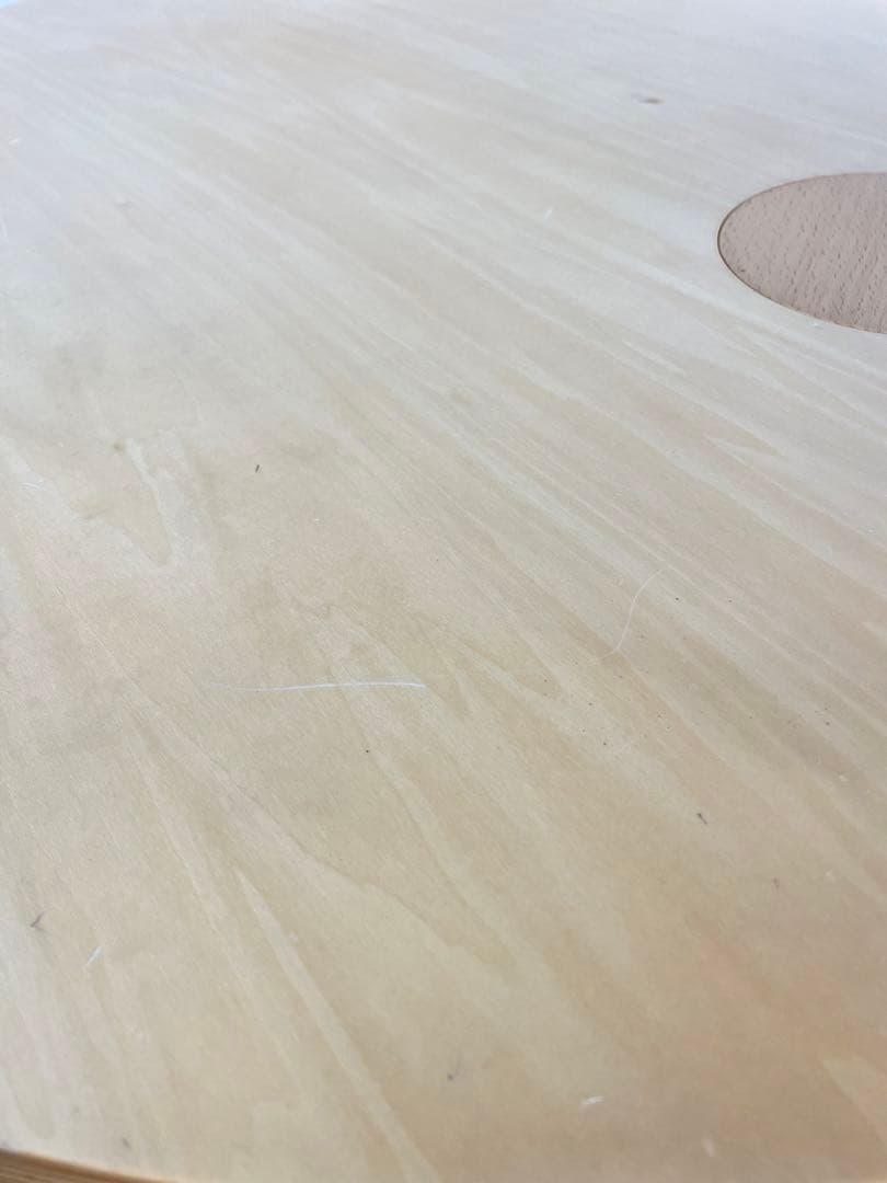 HR464 【レアデザイン】日進木工 nissin KO-DAI 丸テーブル