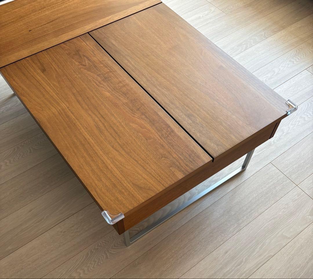 ブラウン木製センターテーブル