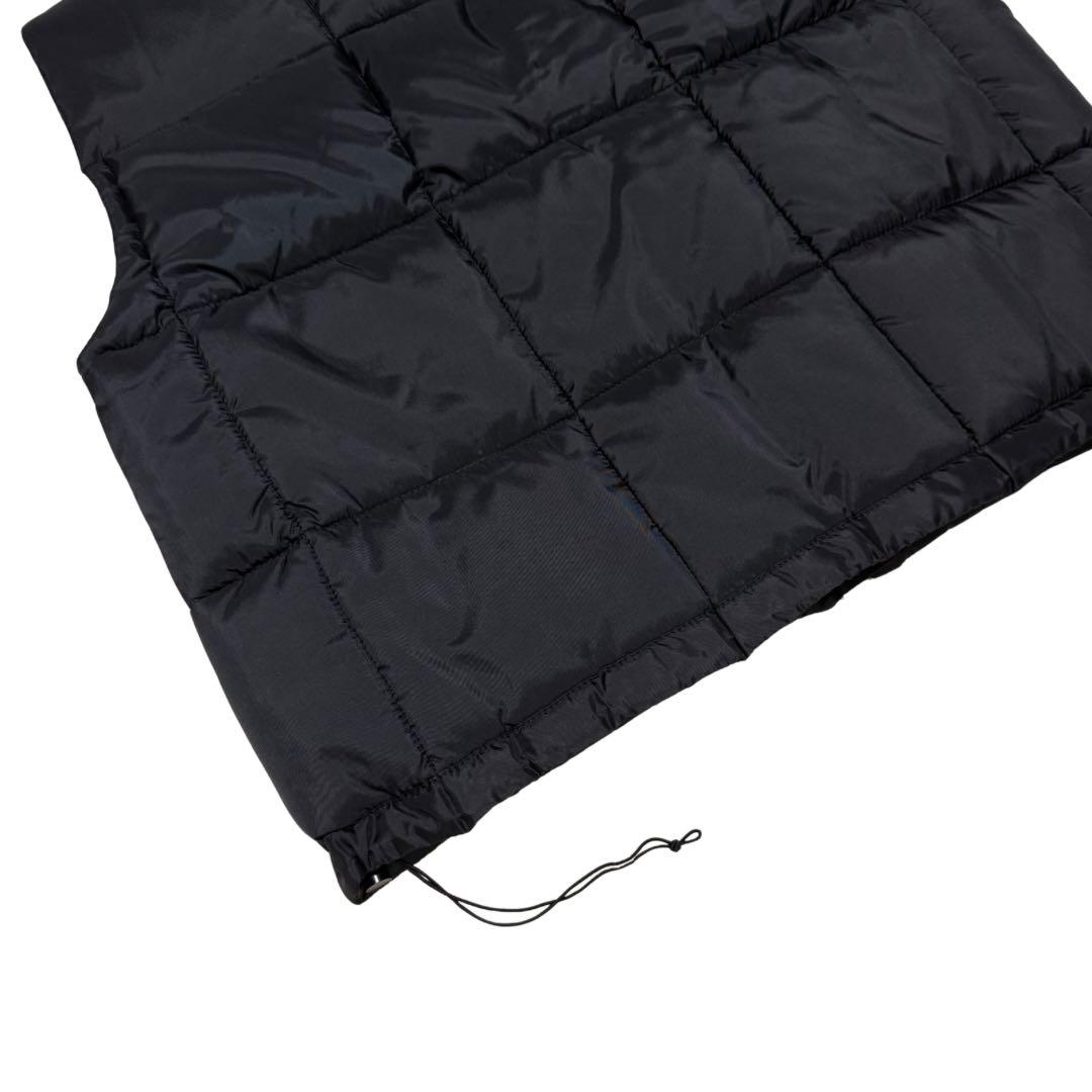 D&G ドルチェ＆ガッバーナ ロゴ 中綿ベスト ブラック S 短丈