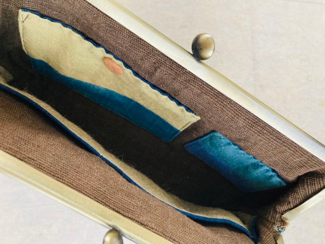 宮本佳織里　パッチワークがま口ポーチ