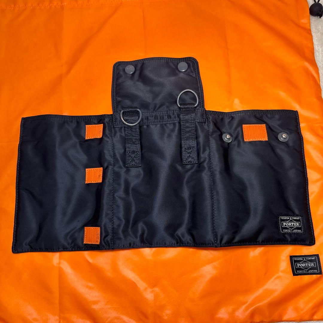 美品　ポーター　タンカー　パスポートケース　ショルダーバッグ　ブラック