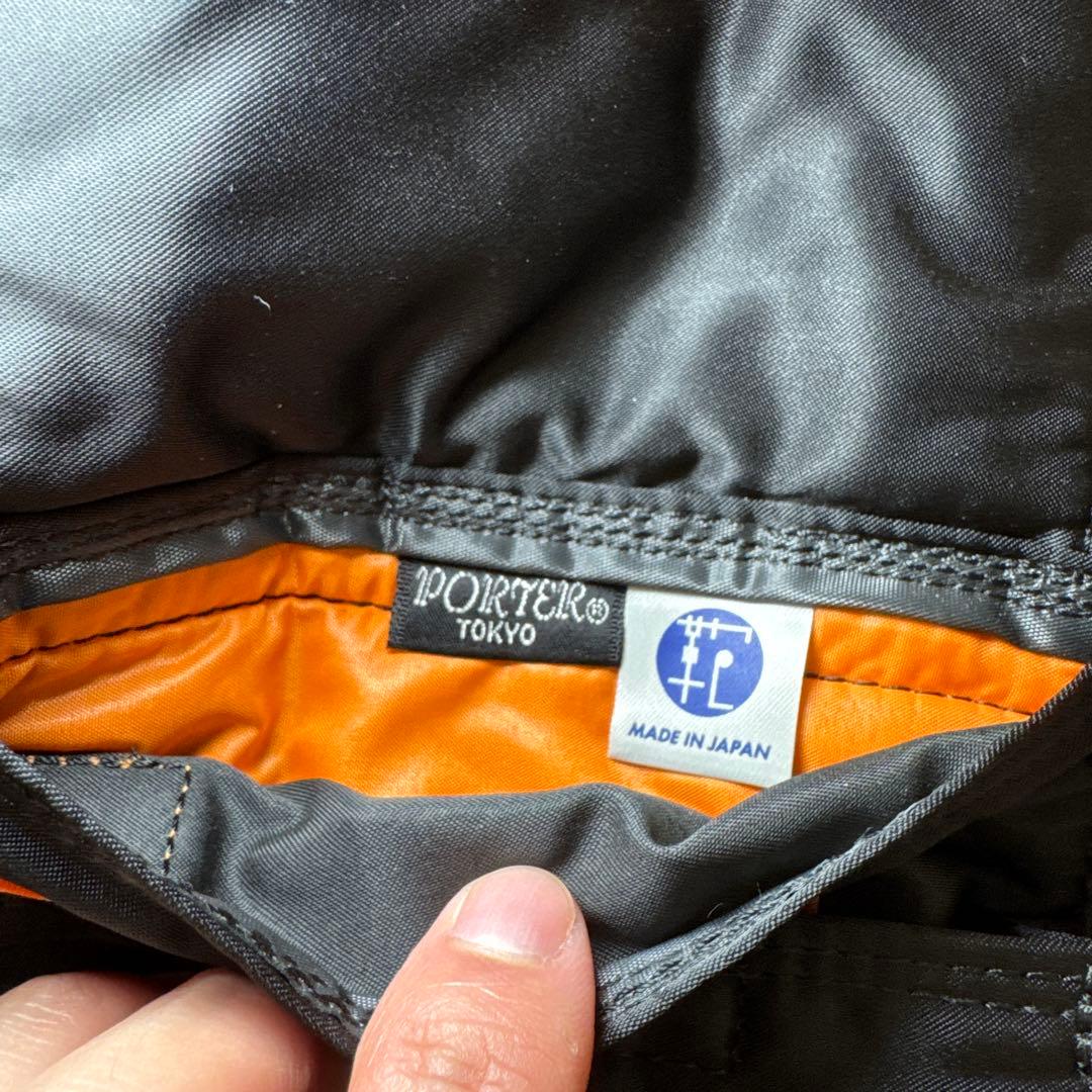 美品　ポーター　タンカー　パスポートケース　ショルダーバッグ　ブラック
