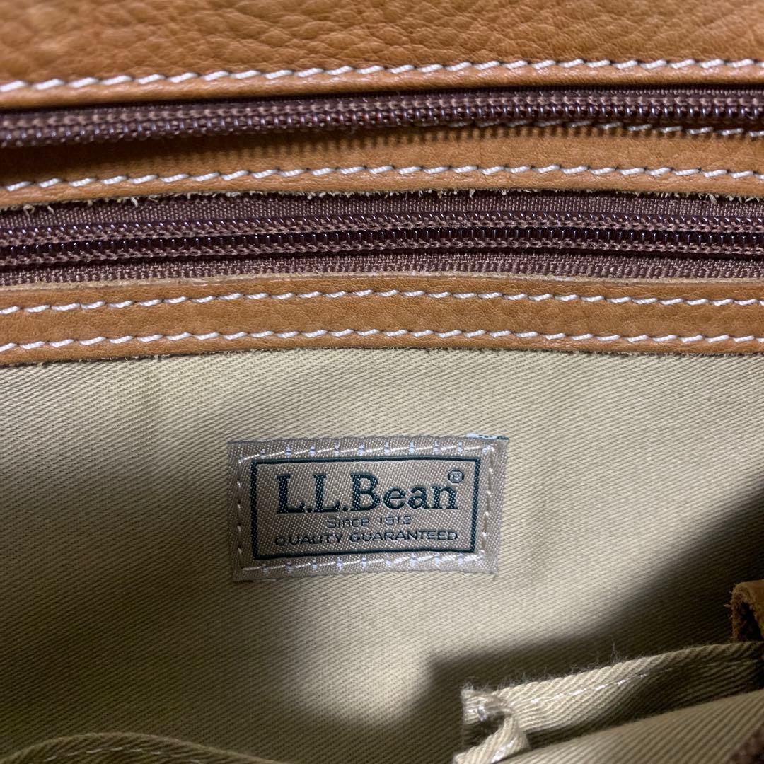 L.L.Bean　レザー ショルダーバッグ