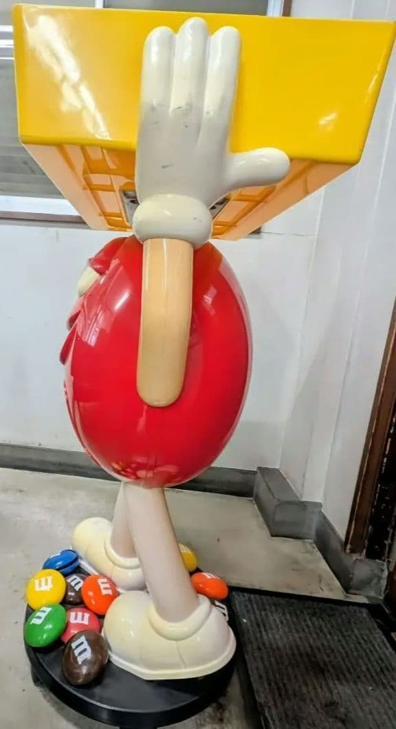 M&M's キャラクター型ディスプレイスタンド(中古)