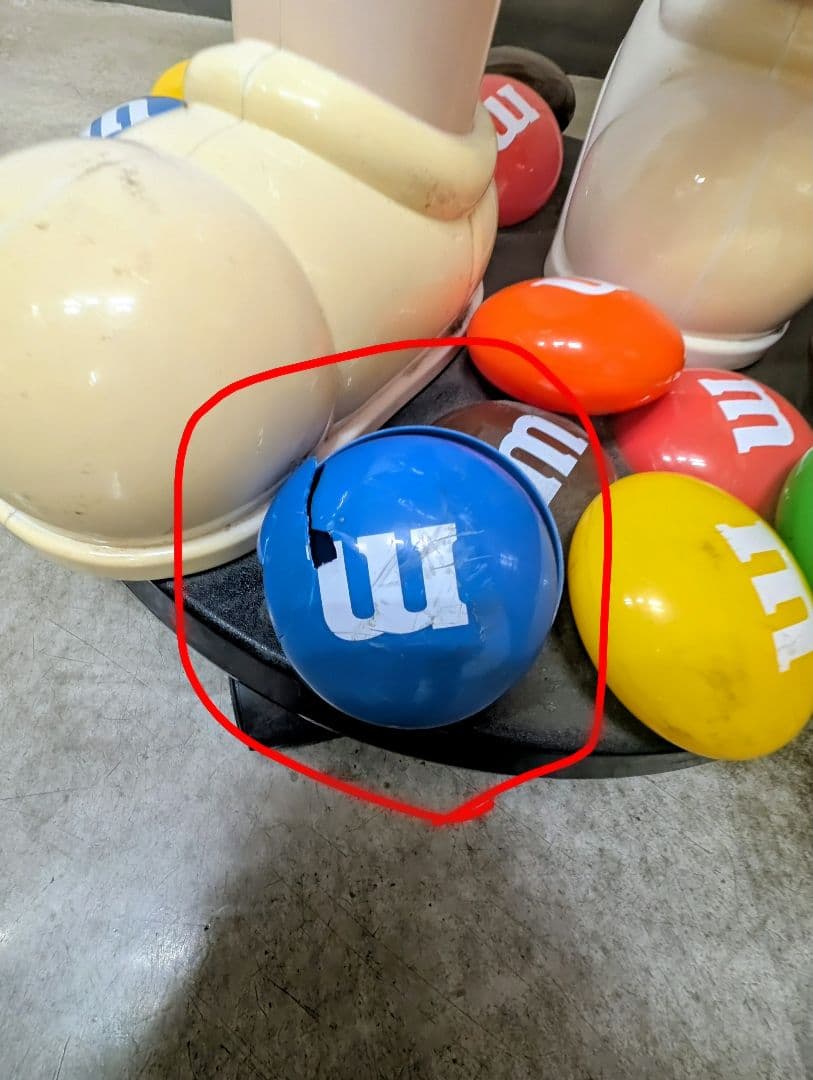 M&M's キャラクター型ディスプレイスタンド(中古)