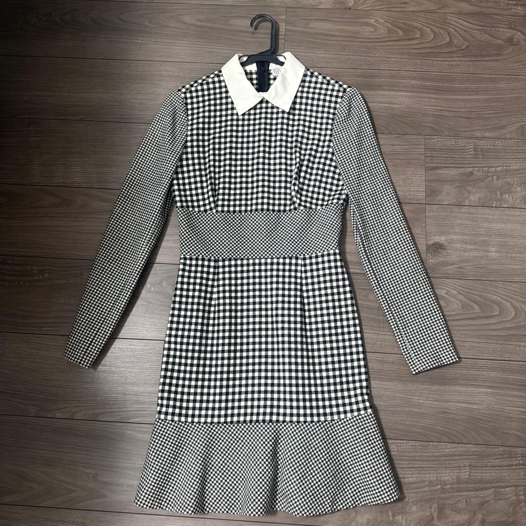 RED VALENTINO チェック柄ワンピース 40