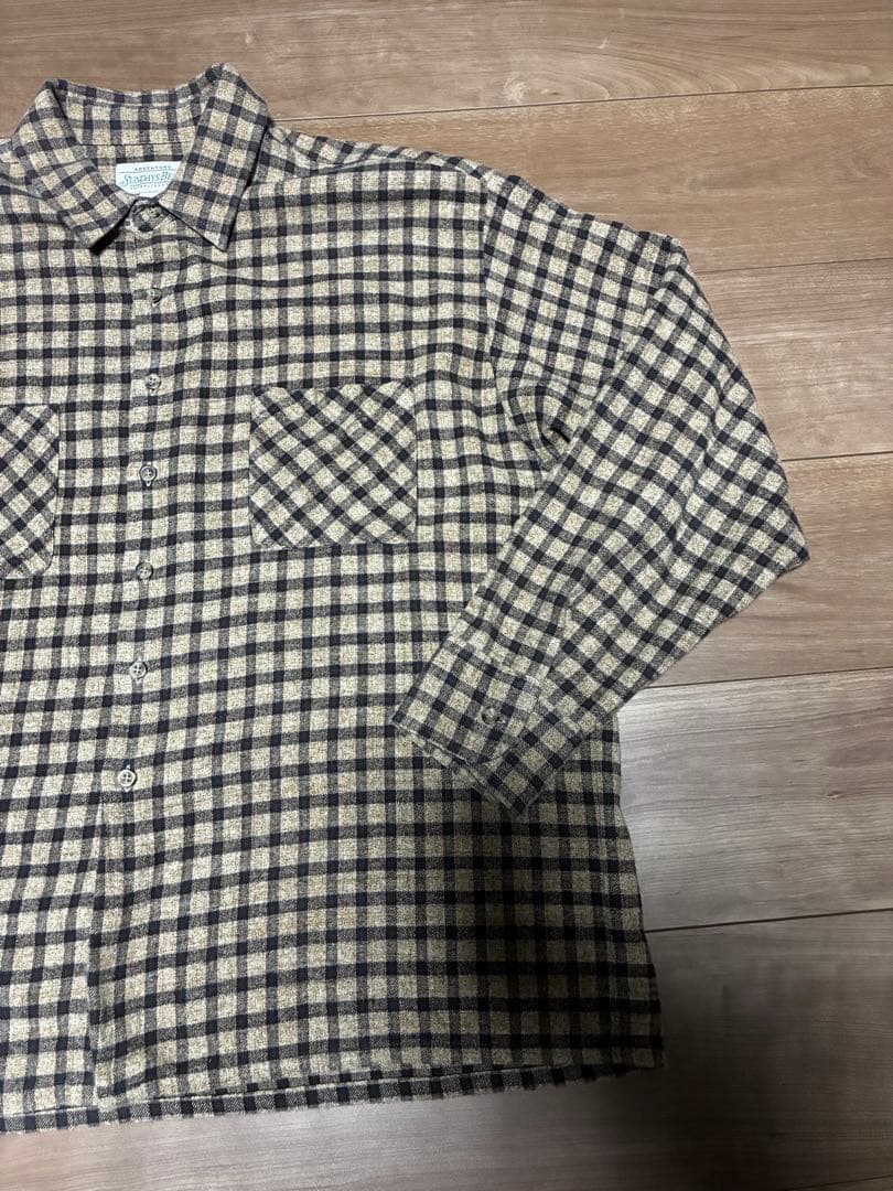 名品 SUNDAYS BEST / フランネルシャツ/Lサイズ