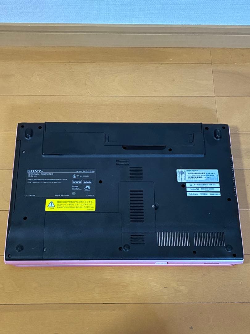 SONY　VAIO　VPCCB　PCG-71712N　ピンク