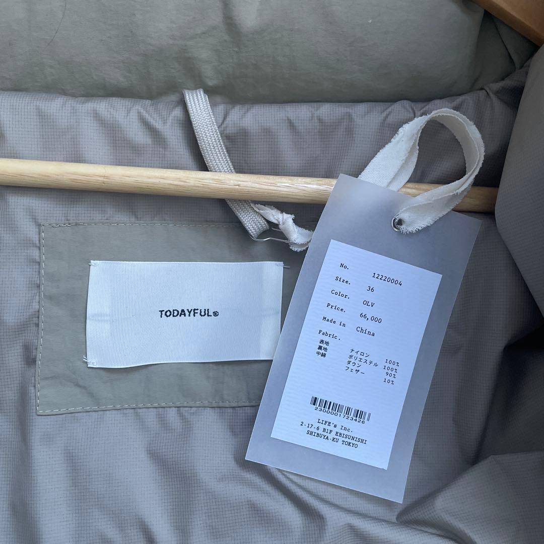 todayful モンスターダウンコート 36