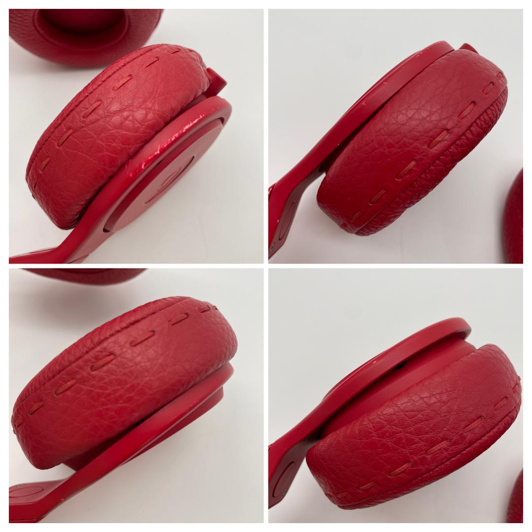 フェンディ ビーツバイ ドクタードレ コラボ ヘッドフォン　セレリアレザー　赤